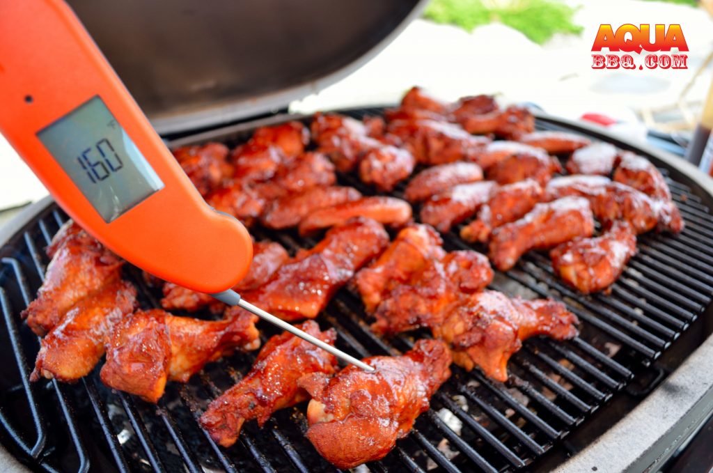 A Thermapen MK4 is the perfect tool to ensure the wings are perfect. 