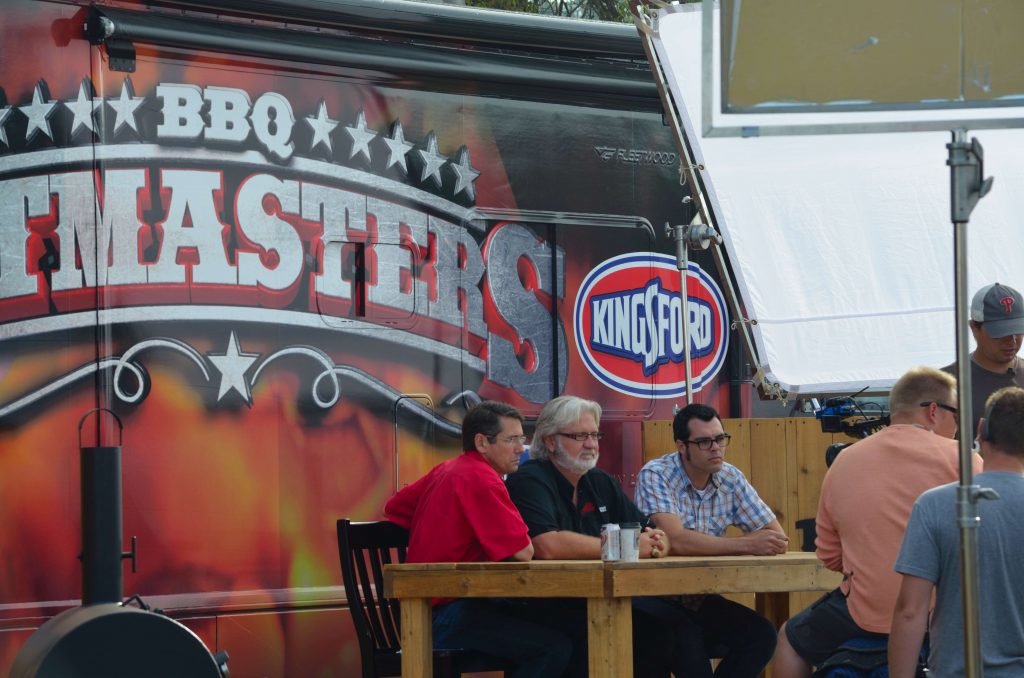 The BBQ Pitmasters crew was on hand filming an episode. 