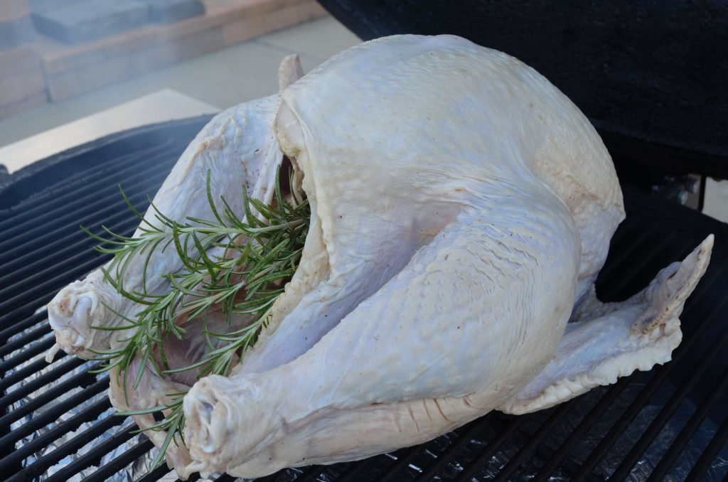 Turkey ready for smoke Primo Grills and Smokers