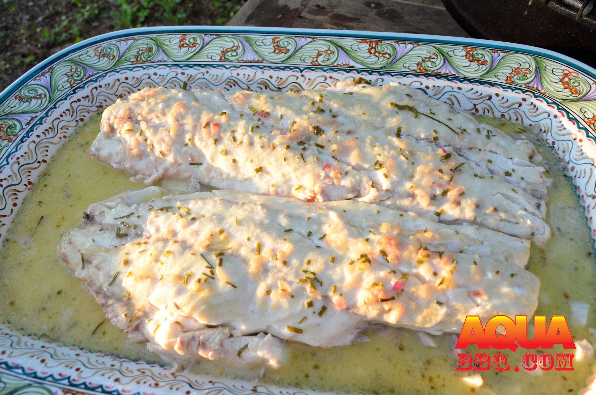 Butter Poached Rockfish Primo Grills & Smokers Aqua BBQ