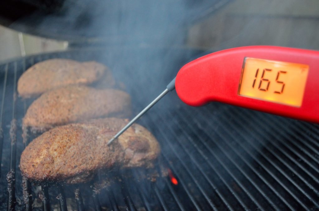 A Thermapen is the perfect tool. We are right on the number.