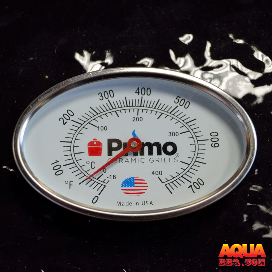 Now 200% Larger and Ability to Calibrate Primo Grills Thermometer for Primo Ceramic Grills