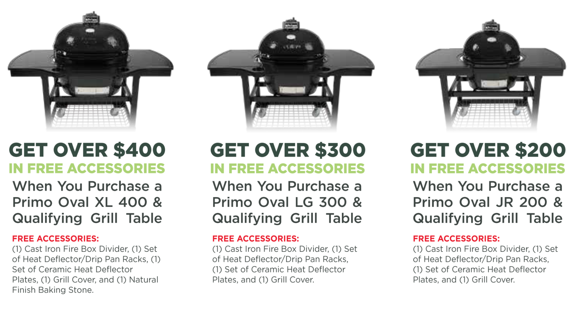 Primo Grill Accessories Free with Purchase | Primo Grills & Smokers ...