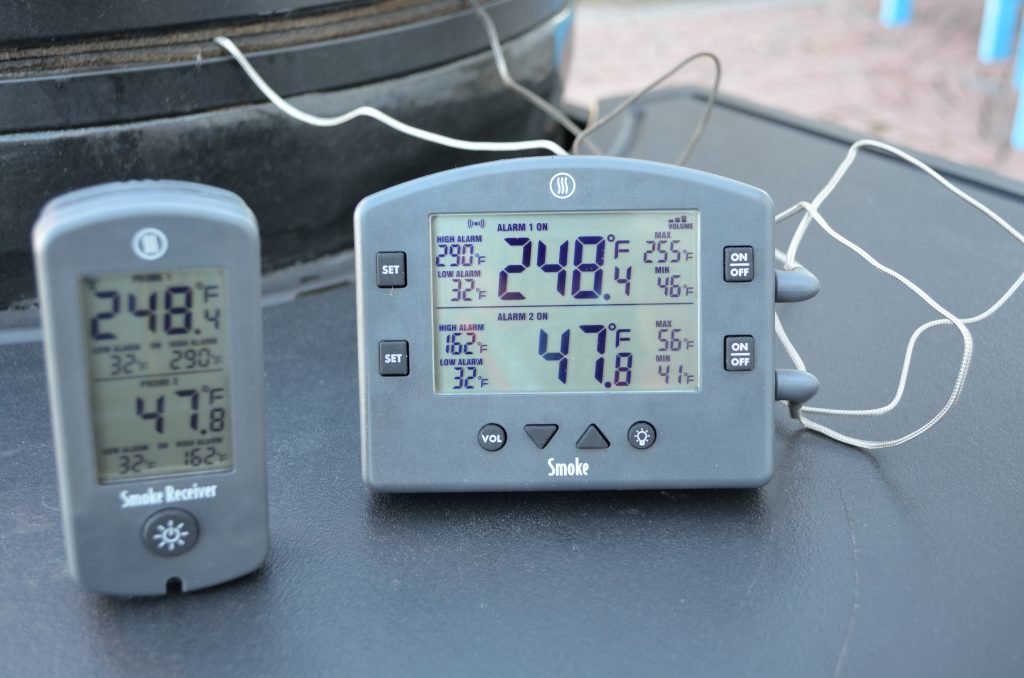 We recently smoked another turkey utilizing the ThermoWorks Smoke 2-Channel Alarm Thermometer.