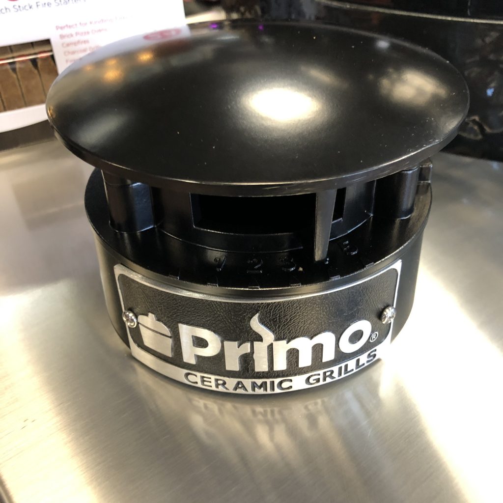 Primo Chimney Damper Top Assembly for XL, LG, & Kamado Primo Grills